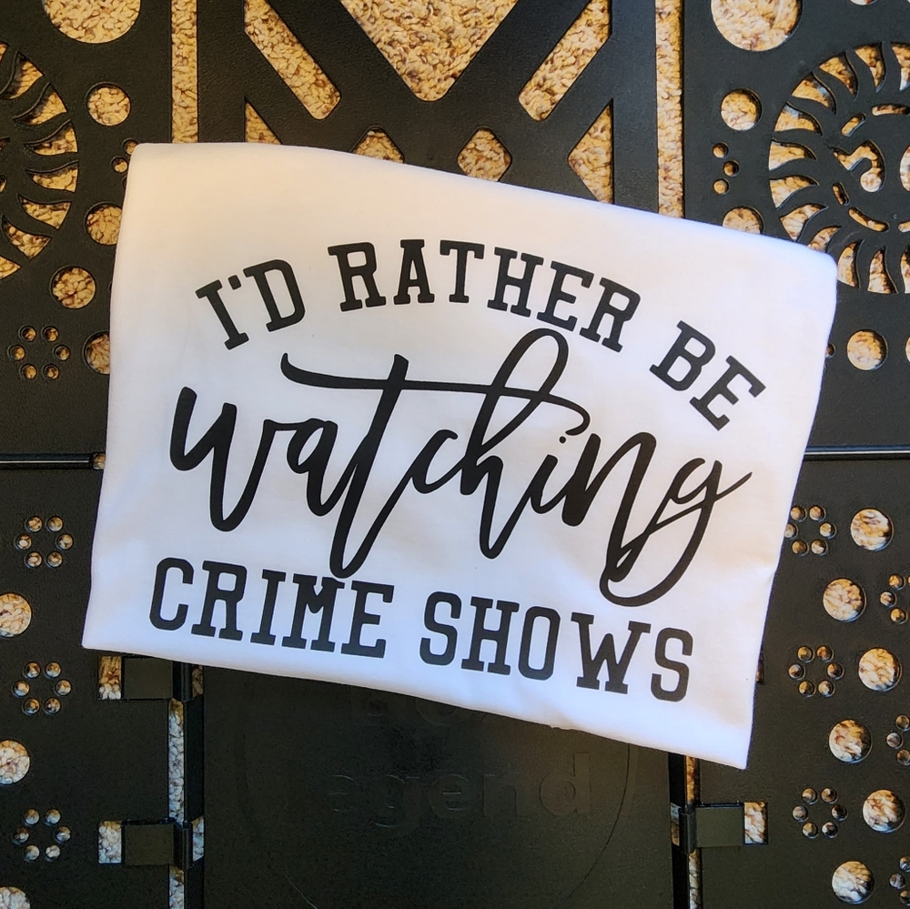 Crime shows tee